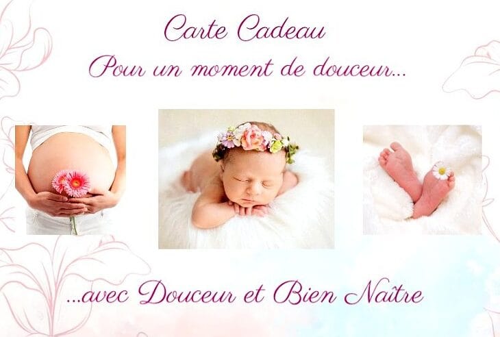 Carte cadeau de naissance. Idée originale de cadeau de naissance. Bien être maman & bébé : Massage, réflexologie, thérapeutique bain bébé, nounou de jour & de nuit, périnatalité. Cabinet à Plélan-le-Grand et déplacement en Ille-et-Vilaine (Rennes, Saint-Malo, Dinard), Morbihan (Vannes, Ploermel) et Côtes d'Armor. Iveta Cardi - Douceur et bien naitre